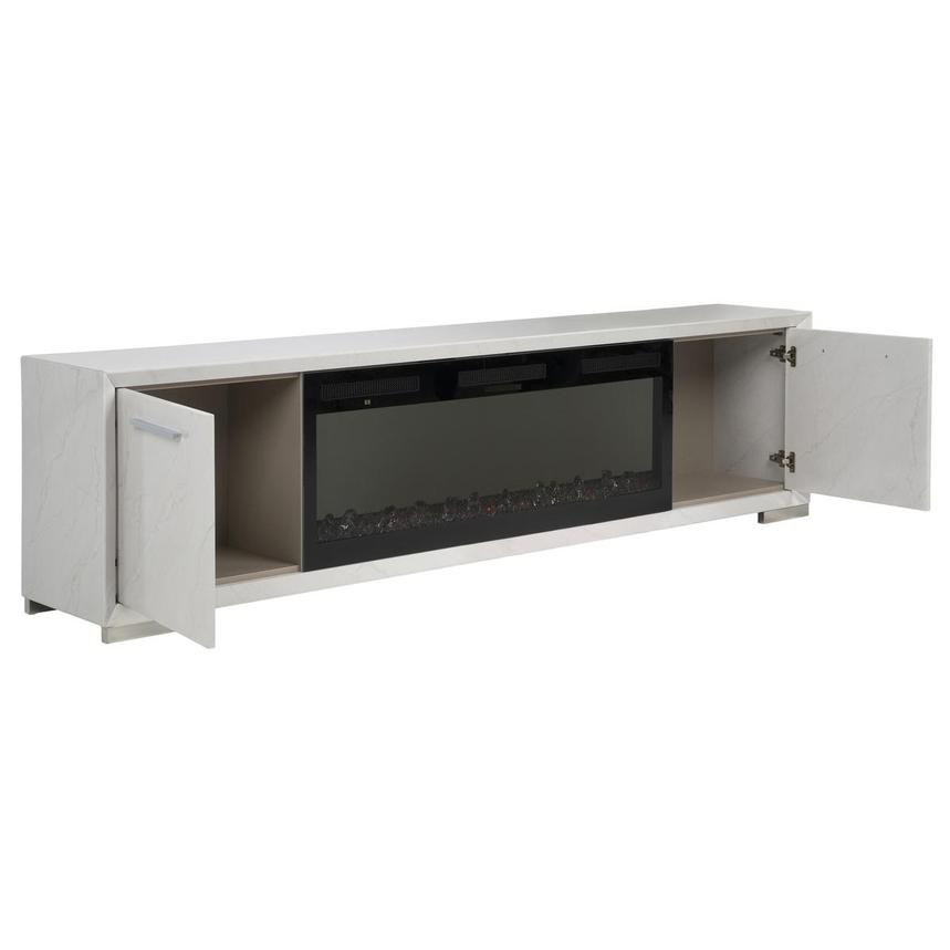 Kaia Gray Electric Fireplace w/Remote Control alternate image, 6 of 10 images.