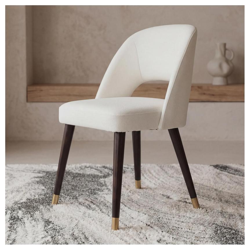 Charm White Side Chair alternate image, 3 of 12 images.