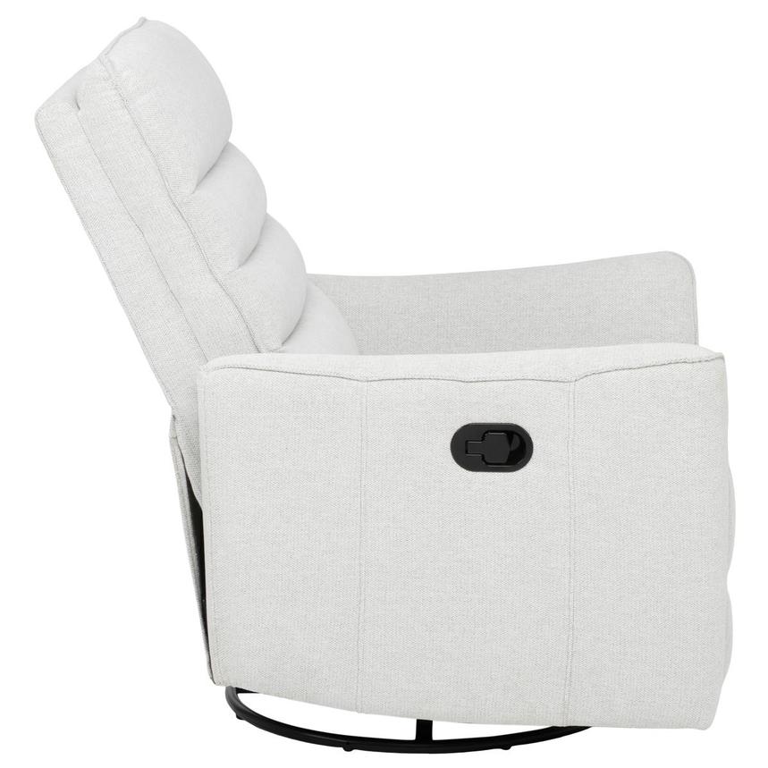 Campbell Light Gray Swivel Glider Recliner alternate image, 6 of 12 images.