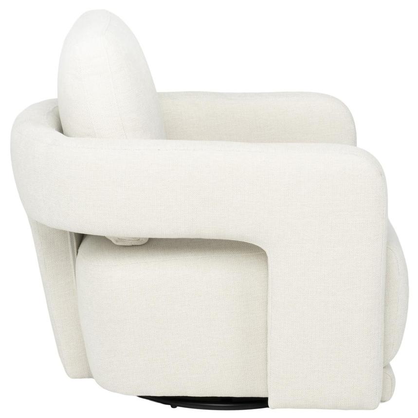 Carmello Light Gray Swivel Chair  alternate image, 3 of 7 images.