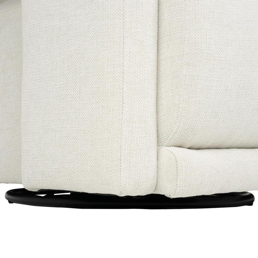 Carmello Light Gray Swivel Chair  alternate image, 8 of 8 images.