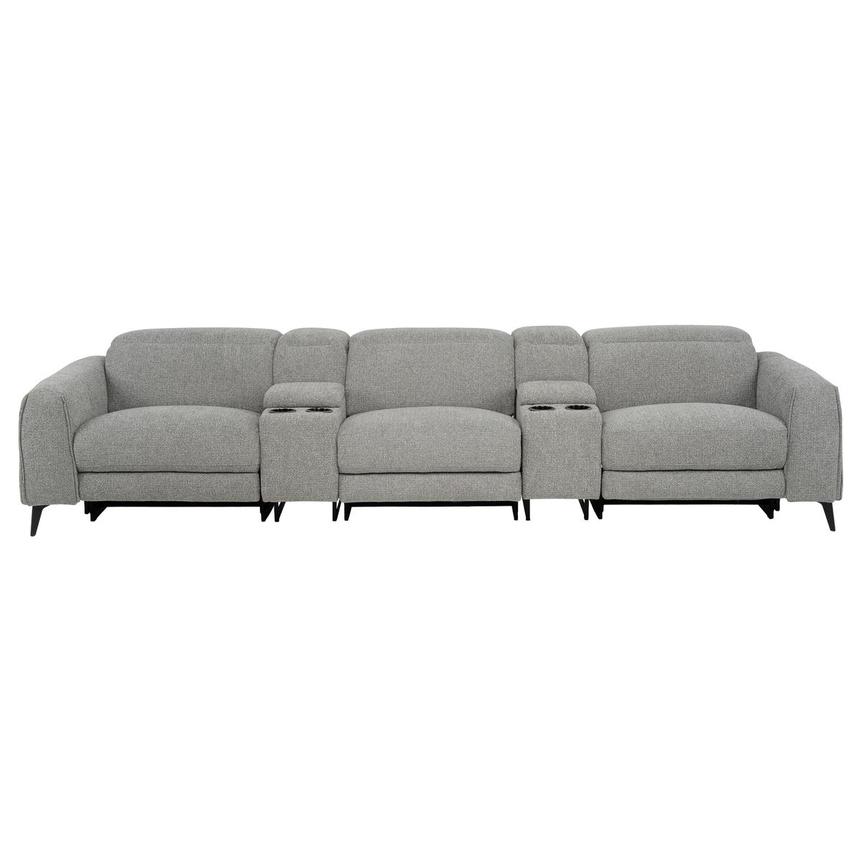 Luke Dark Gray Home Theater Seating with 5PCS/3PWR main image, 1 of 12 images.