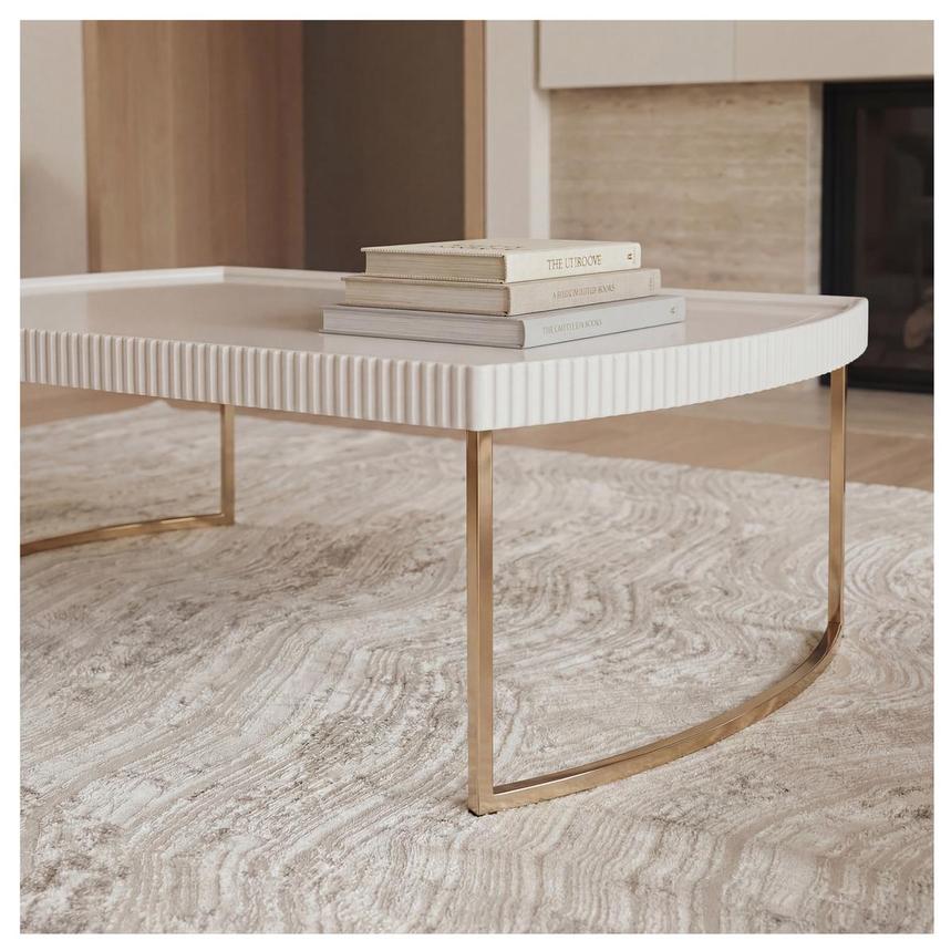 Lainey Cream Coffee Table  alternate image, 3 of 9 images.