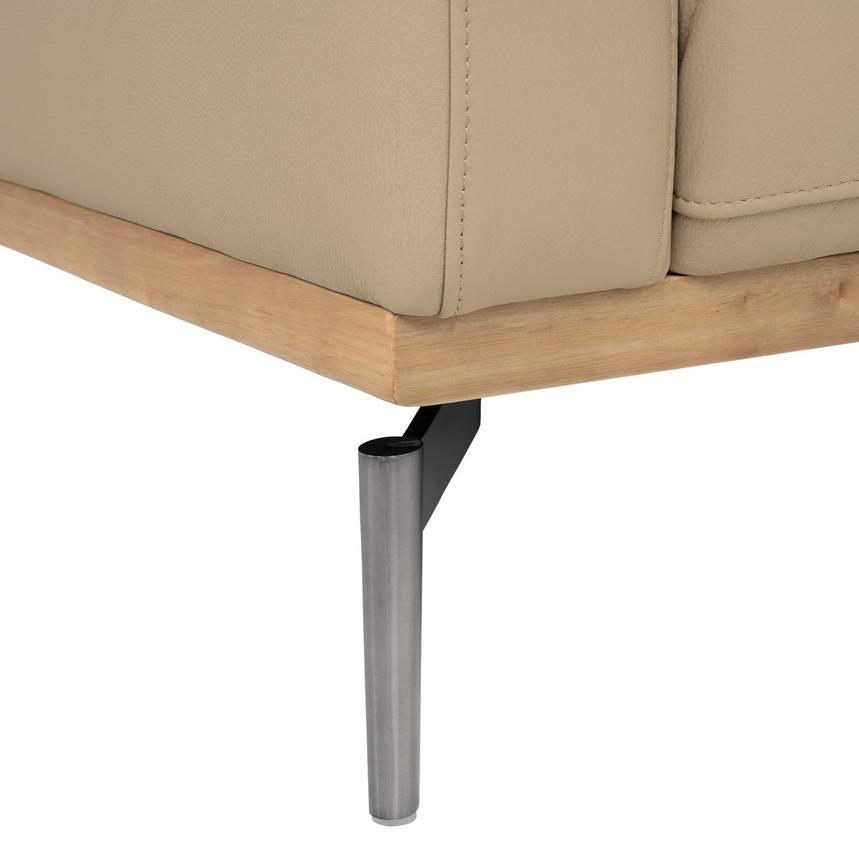 Nate Taupe Leather Corner Sofa w/Left Chaise  alternate image, 10 of 12 images.