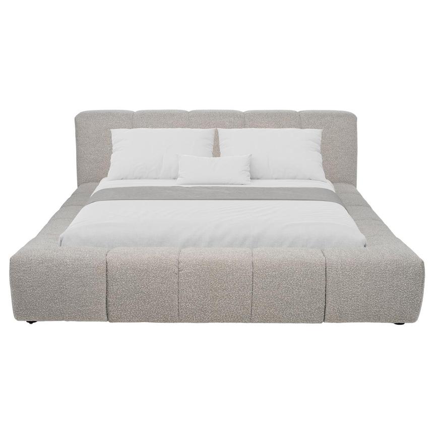 Annie Gray Queen Platform Bed w/Trays alternate image, 3 of 11 images.