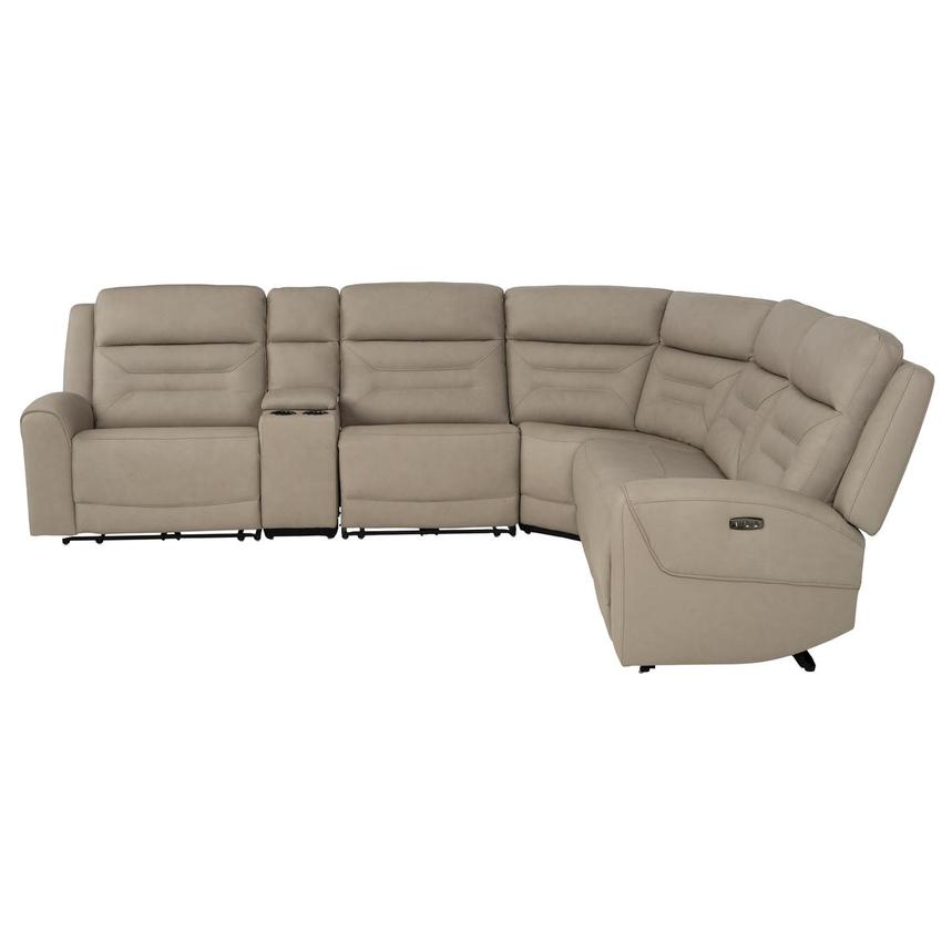 Solstice Leather Power Reclining Sectional with 6PCS/2PWR  alternate image, 2 of 11 images.
