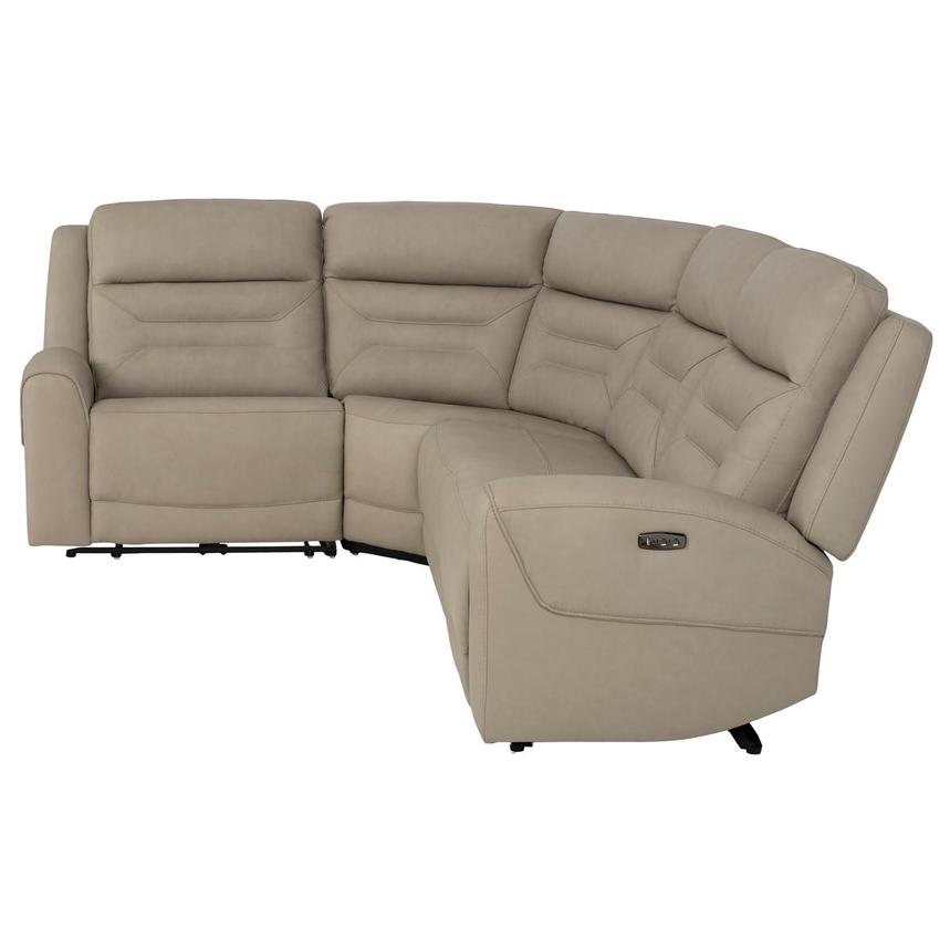 Solstice Leather Power Reclining Sectional with 4PCS/2PWR alternate image, 3 of 9 images.