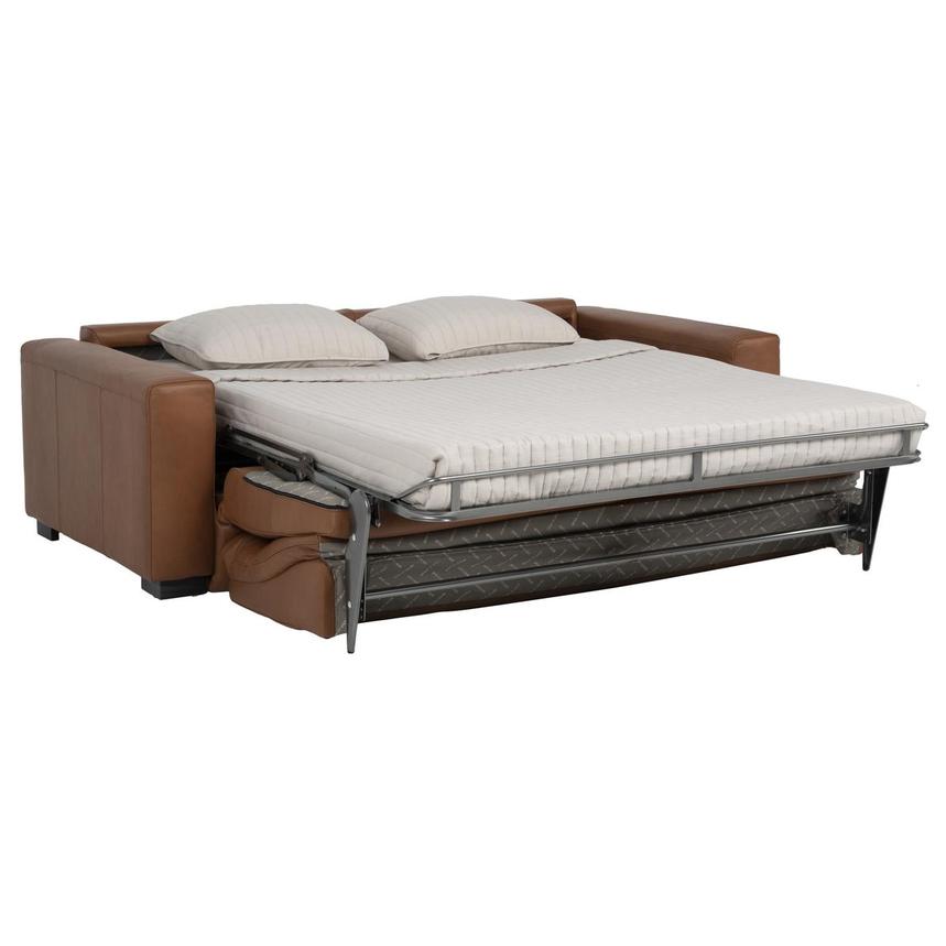 Yale Tan Queen Sleeper Recliner  alternate image, 8 of 15 images.