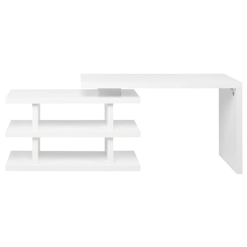 Steps White L-Shaped Desk alternate image, 6 of 10 images.