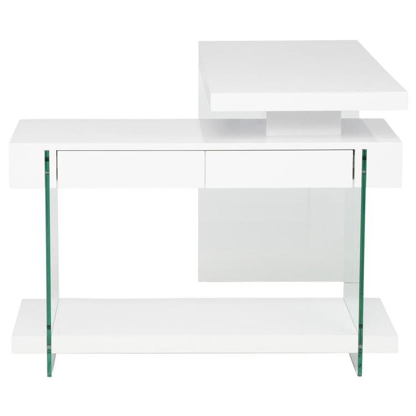 Fold White L-Shaped Desk  alternate image, 9 of 14 images.