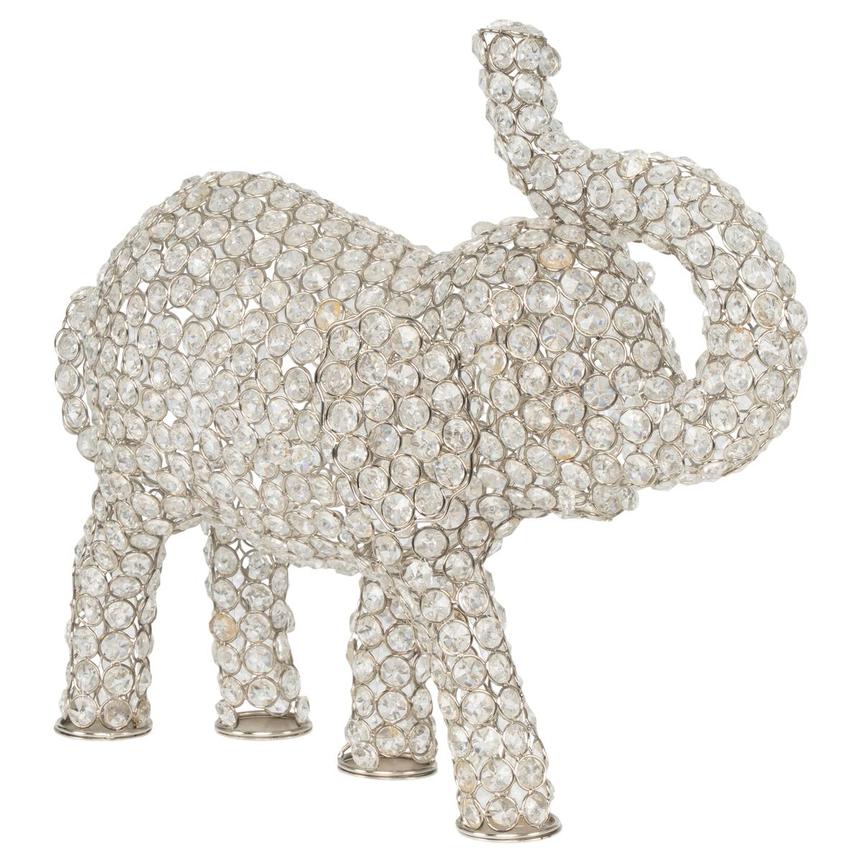 Crystal Elephant Sculpture  alternate image, 4 of 7 images.