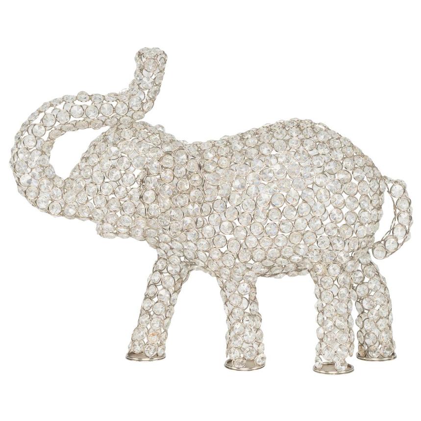 Crystal Elephant Sculpture main image, 1 of 7 images.