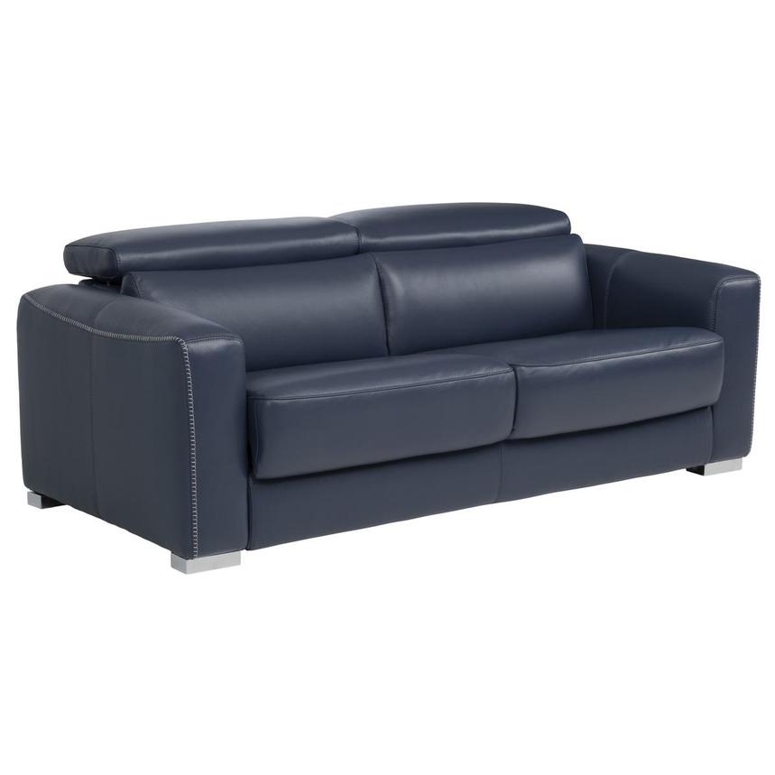 Bay Harbor Blue Leather Sleeper  alternate image, 3 of 13 images.