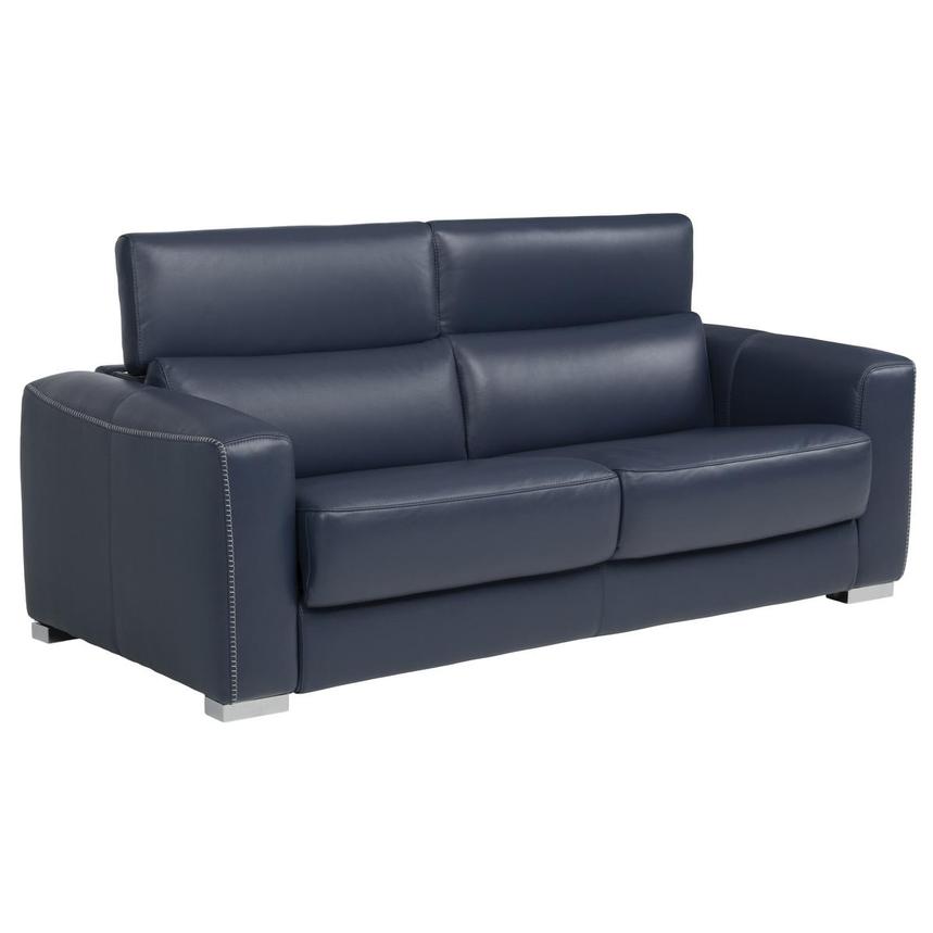 Bay Harbor Blue Leather Sleeper  alternate image, 4 of 13 images.