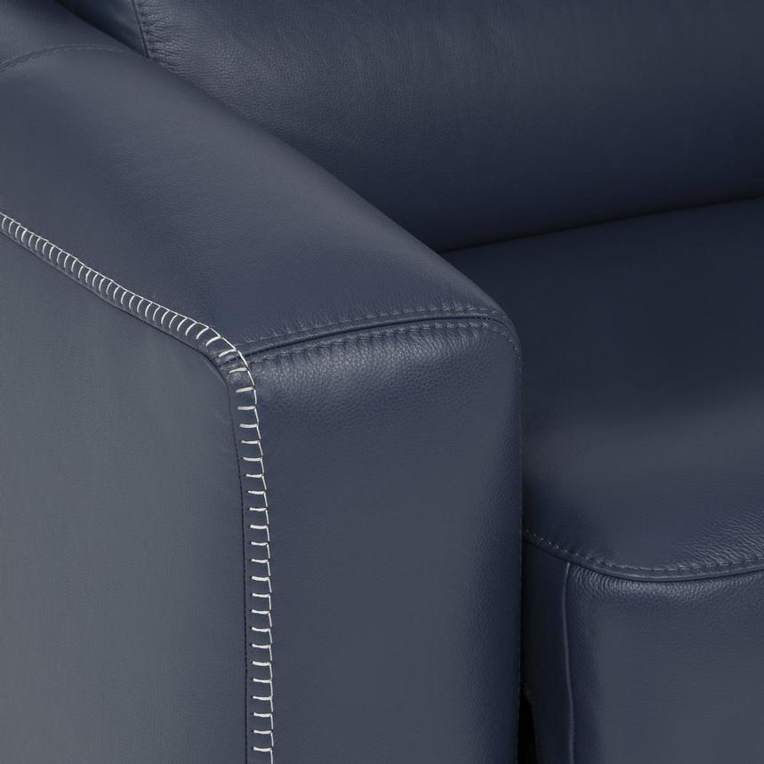 Bay Harbor Blue Leather Sleeper alternate image, 11 of 13 images.