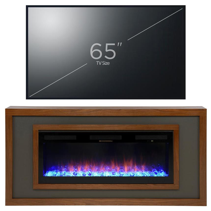 Nova Flare Electric Fireplace w/Remote Control main image, 1 of 10 images.