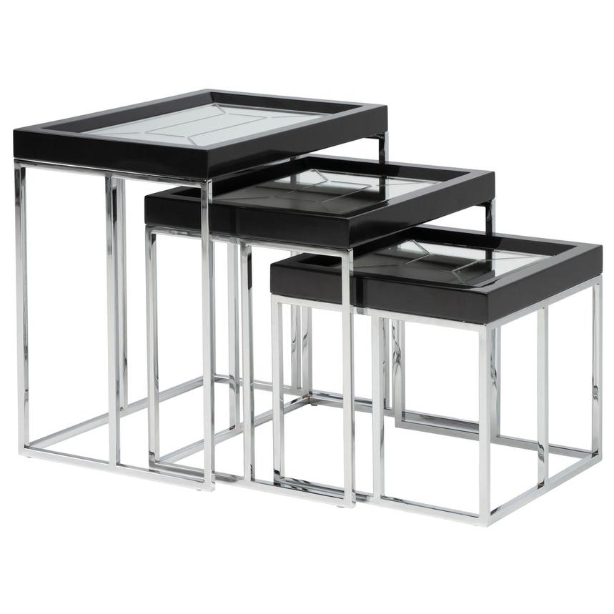 Almond Black Nesting Tables  alternate image, 3 of 14 images.