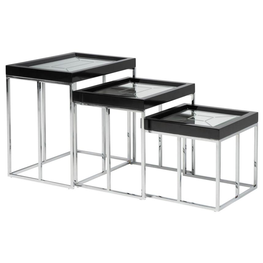 Almond Black Nesting Tables  main image, 1 of 14 images.
