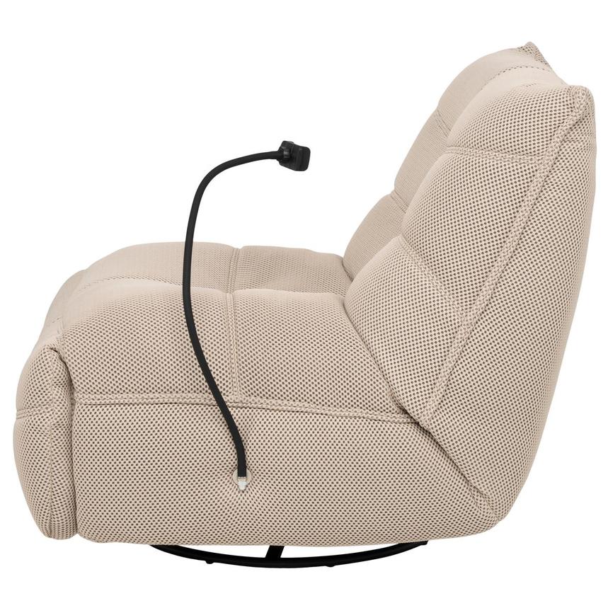 Wyatt Cream Swivel Glider Recliner  alternate image, 4 of 13 images.