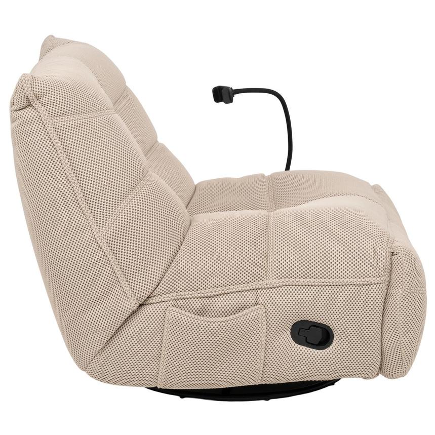 Wyatt Cream Swivel Glider Recliner alternate image, 6 of 13 images.