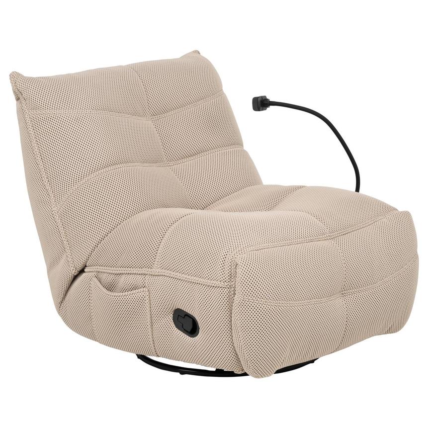 Wyatt Cream Swivel Glider Recliner main image, 1 of 13 images.