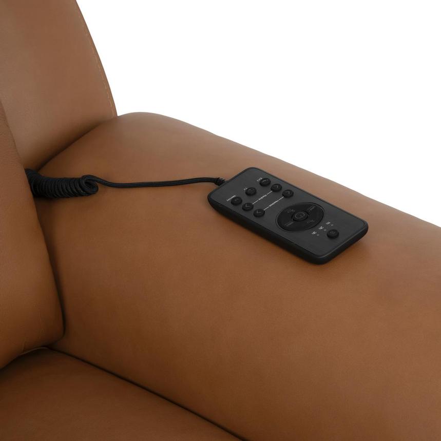 Venus 6PCS/3PWR Leather Power Reclining Sectional w/Beverage Cooler alternate image, 15 of 18 images.
