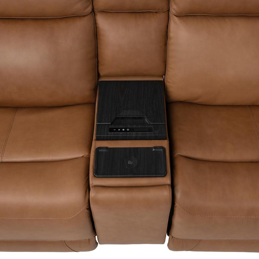 Venus  5PCS/3PWR Home Theater Leather Seating w/Beverage Cooler  alternate image, 11 of 25 images.
