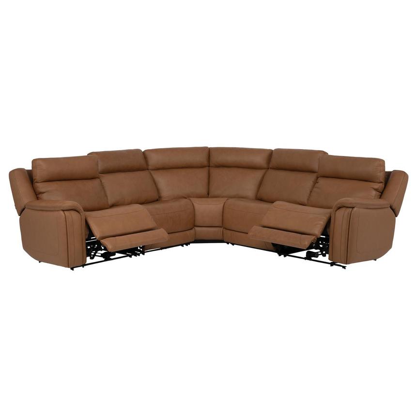 Venus Leather Power Reclining Sectional with 5PCS/2PWR alternate image, 3 of 10 images.