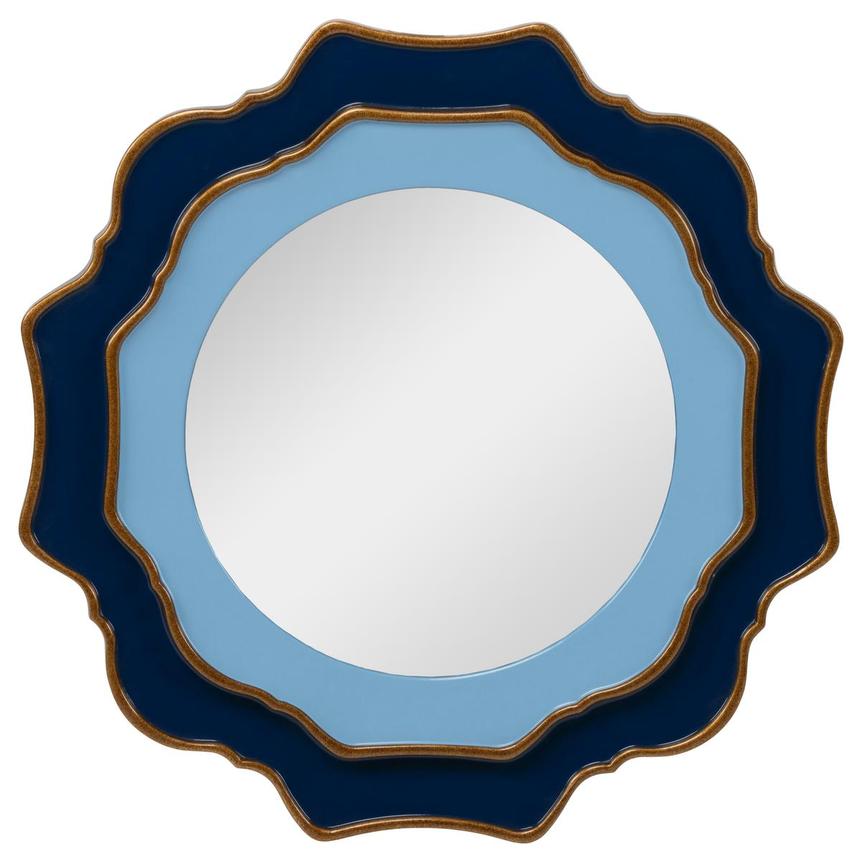 Mayan Blue Wall Mirror main image, 1 of 5 images.