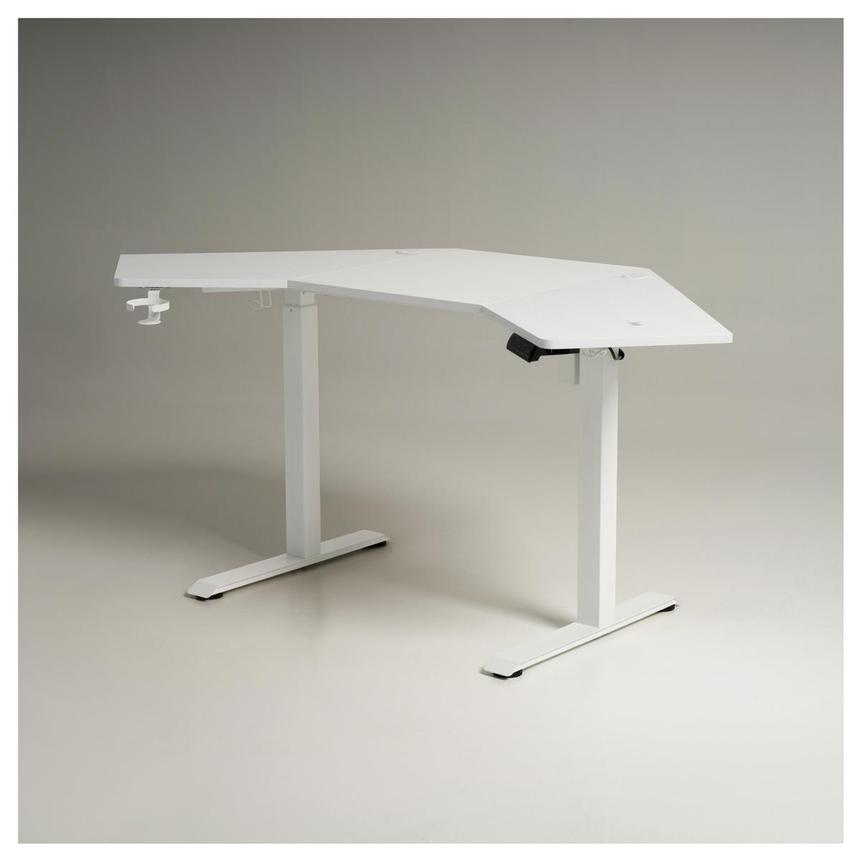 Vertex Adjustable Height Corner Desk  alternate image, 3 of 15 images.