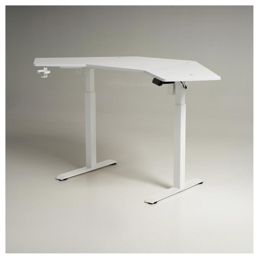 Vertex Adjustable Height Corner Desk  alternate image, 3 of 4 images.