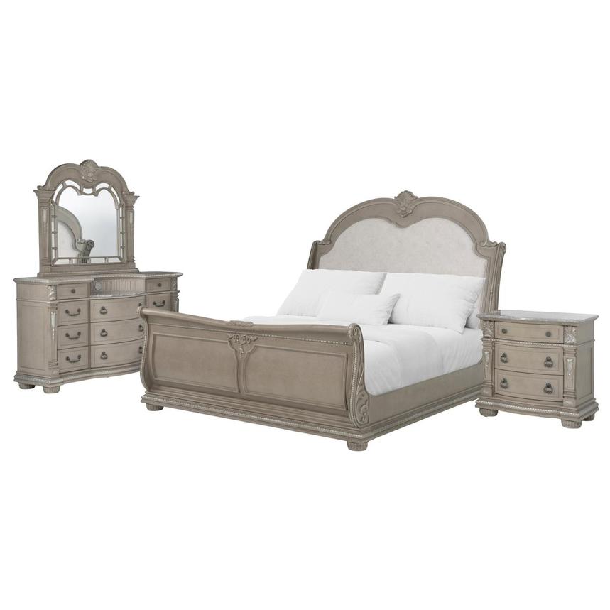 Coventry Gray 4-Piece King Bedroom Set main image, 1 of 6 images.
