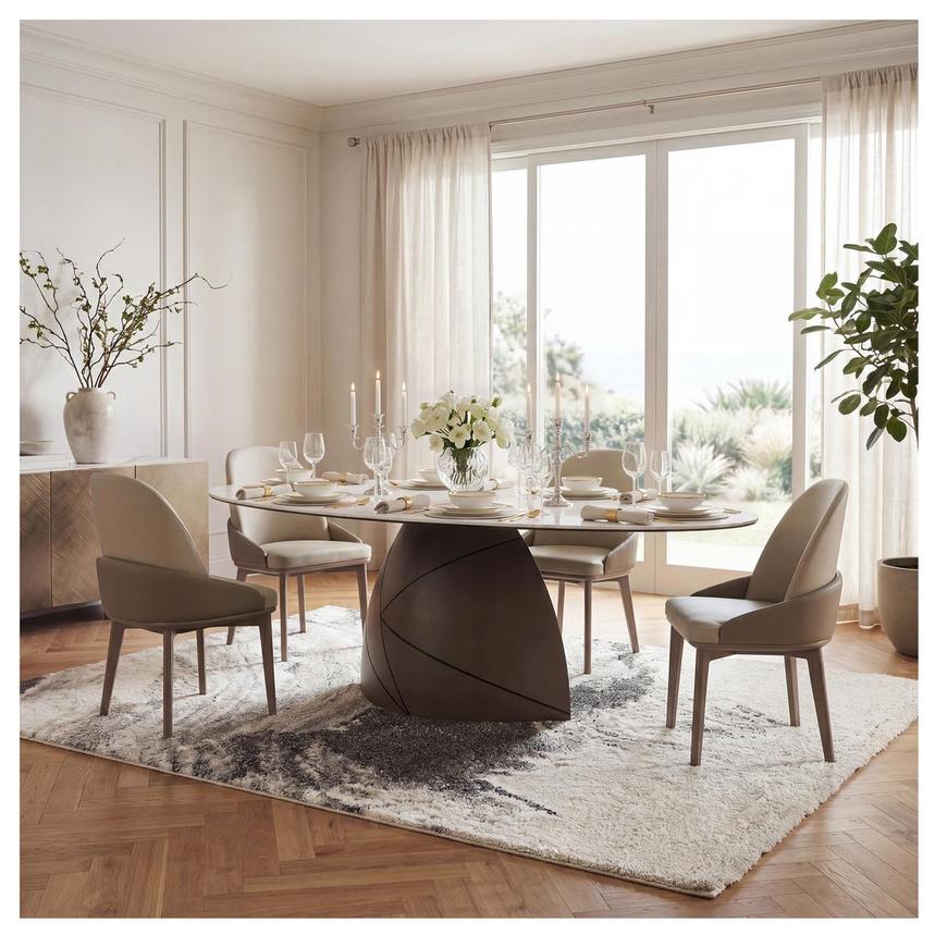 Atticus Oval Dining Table  alternate image, 3 of 9 images.