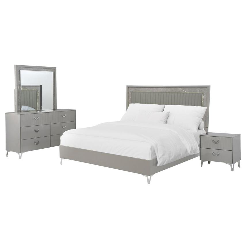 Adel 4-Piece Queen Bedroom Set w/Light  main image, 1 of 6 images.
