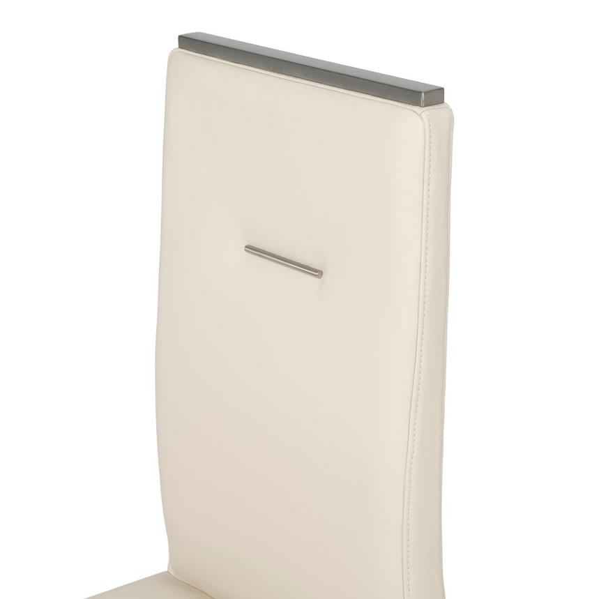 Celeste Cream Leather Side Chair  alternate image, 6 of 8 images.