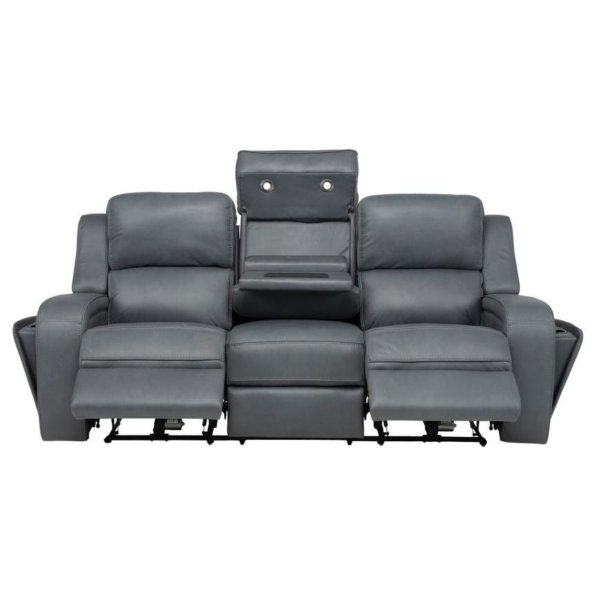 Mave Gray Power Reclining Sofa  alternate image, 3 of 16 images.