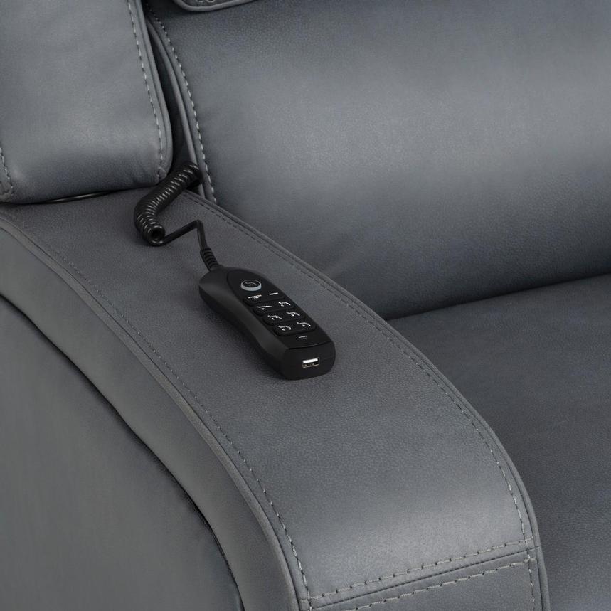 Mave Gray Power Recliner alternate image, 11 of 12 images.