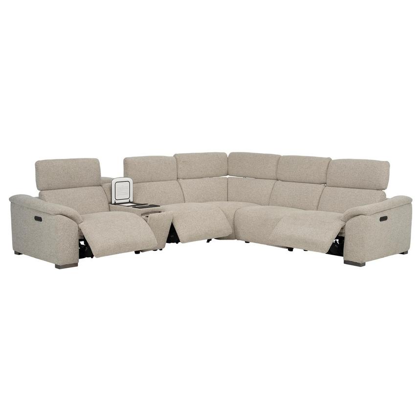 Gordon Power Reclining Sectional w/Beverage Cooler alternate image, 3 of 15 images.