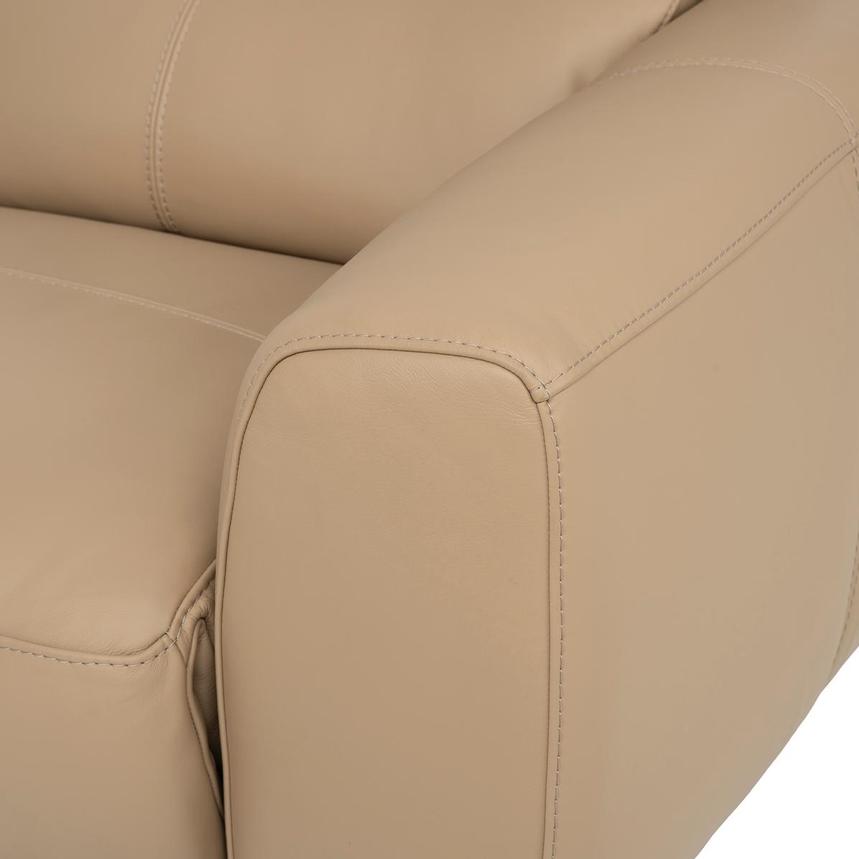 Granet Dark Cream Leather Power Reclining Sectional with 7PCS/3PWR alternate image, 13 of 16 images.