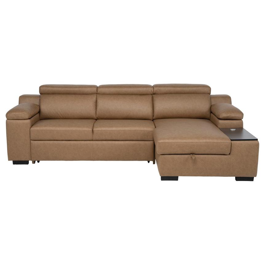 Slayden Beige Sleeper Sectional  main image, 1 of 2 images.