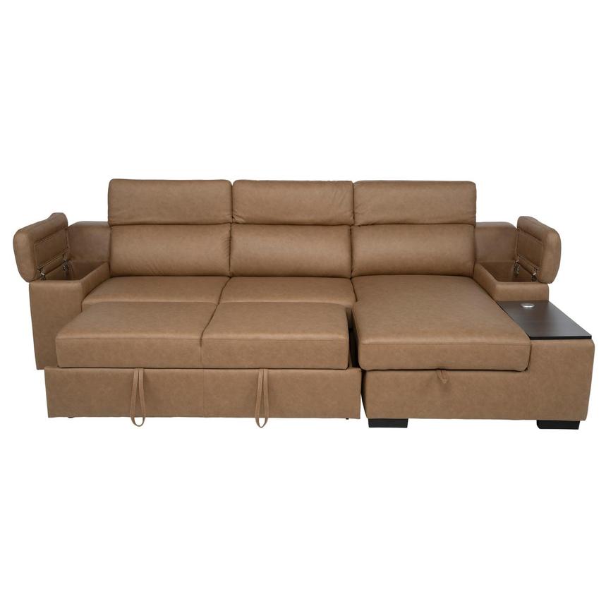 Slayden Beige Sleeper Sectional alternate image, 8 of 18 images.