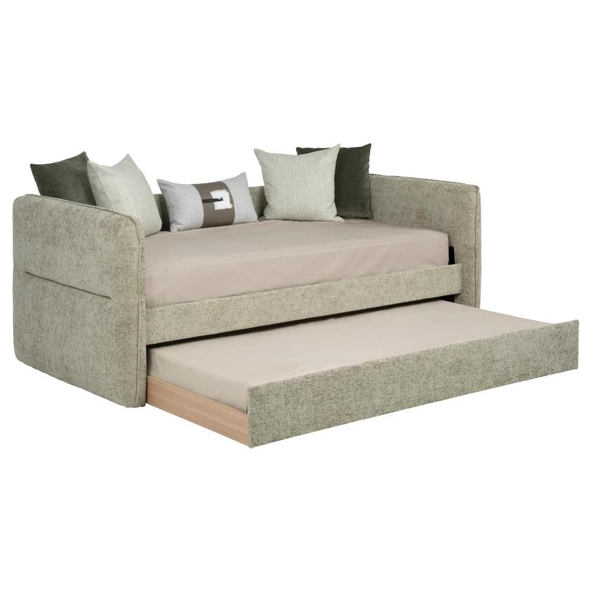 Jade Green Twin Trundle Bed alternate image, 6 of 9 images.