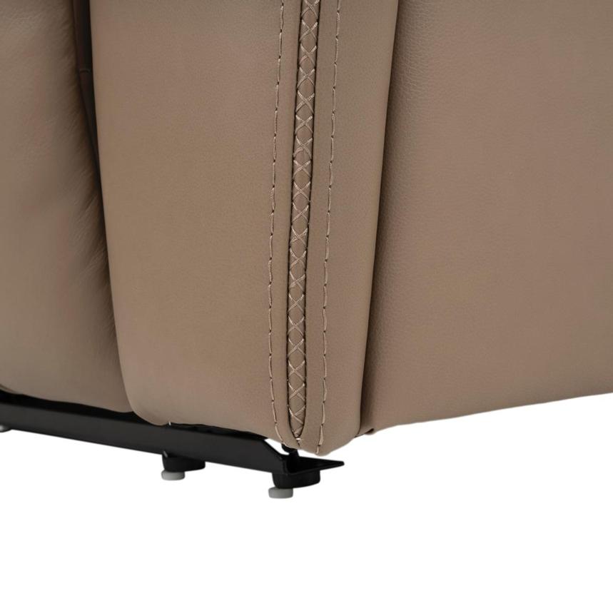 Galaxy Light Brown Leather Power Reclining Sectional with 7PCS/3PWR alternate image, 13 of 14 images.