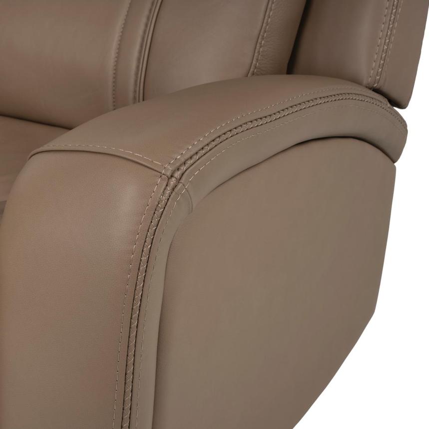Galaxy Light Brown Leather Power Reclining Sectional with 6PCS/2PWR alternate image, 18 of 21 images.