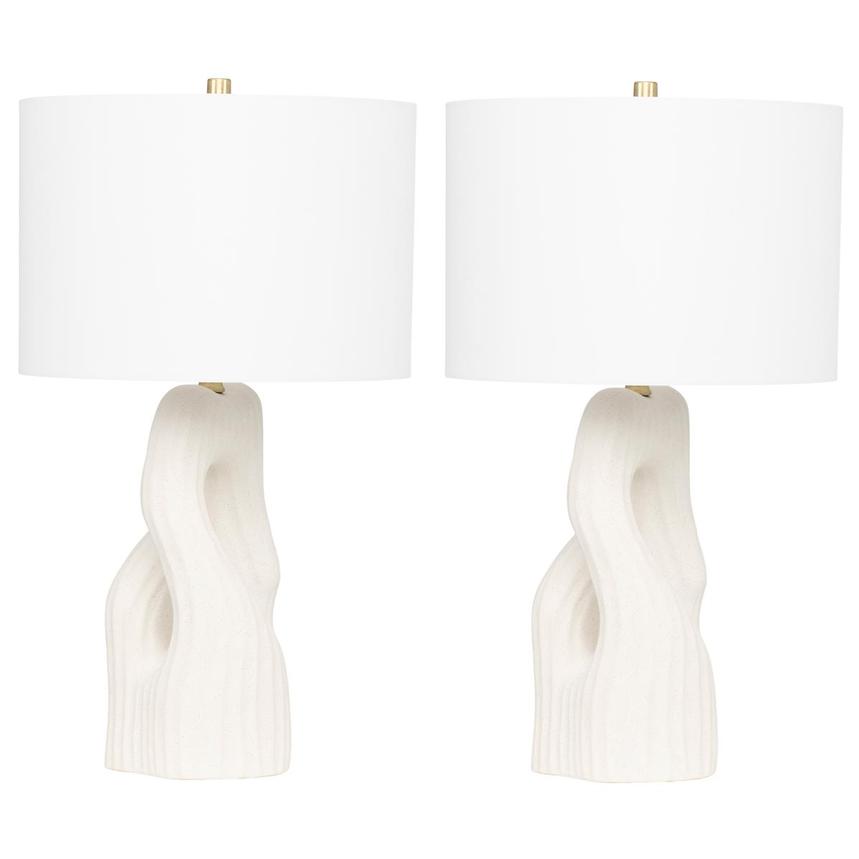 Japandi Table Lamp Set of 2  main image, 1 of 7 images.