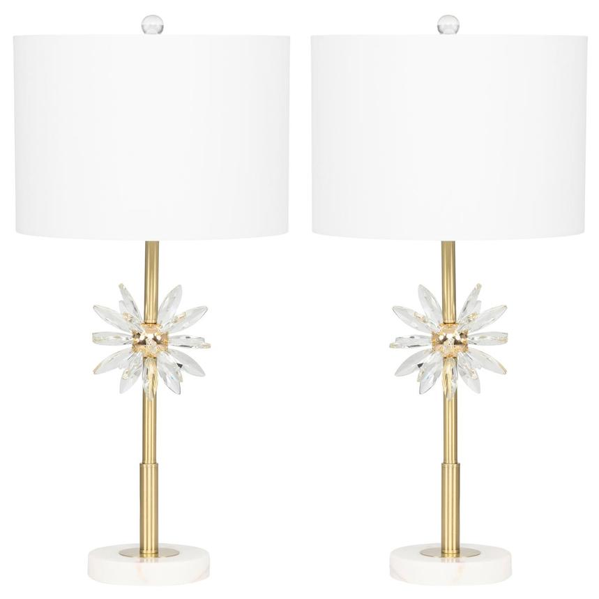 Rosette II Table Lamp Set of 2  main image, 1 of 6 images.