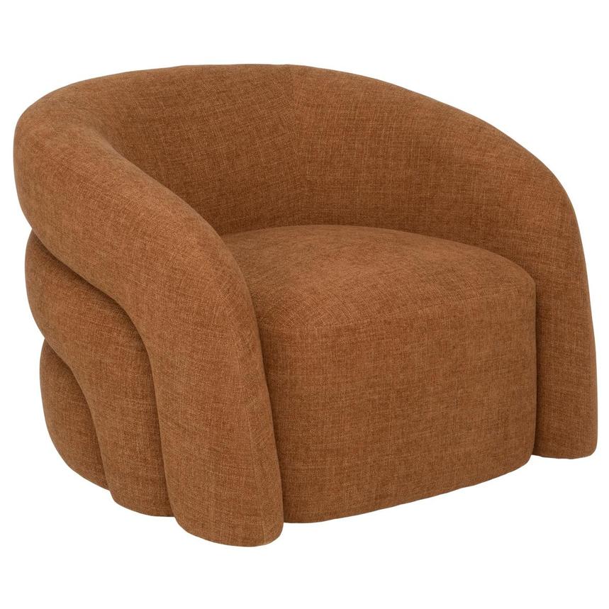 Sandie Rust Swivel Accent Chair alternate image, 3 of 9 images.