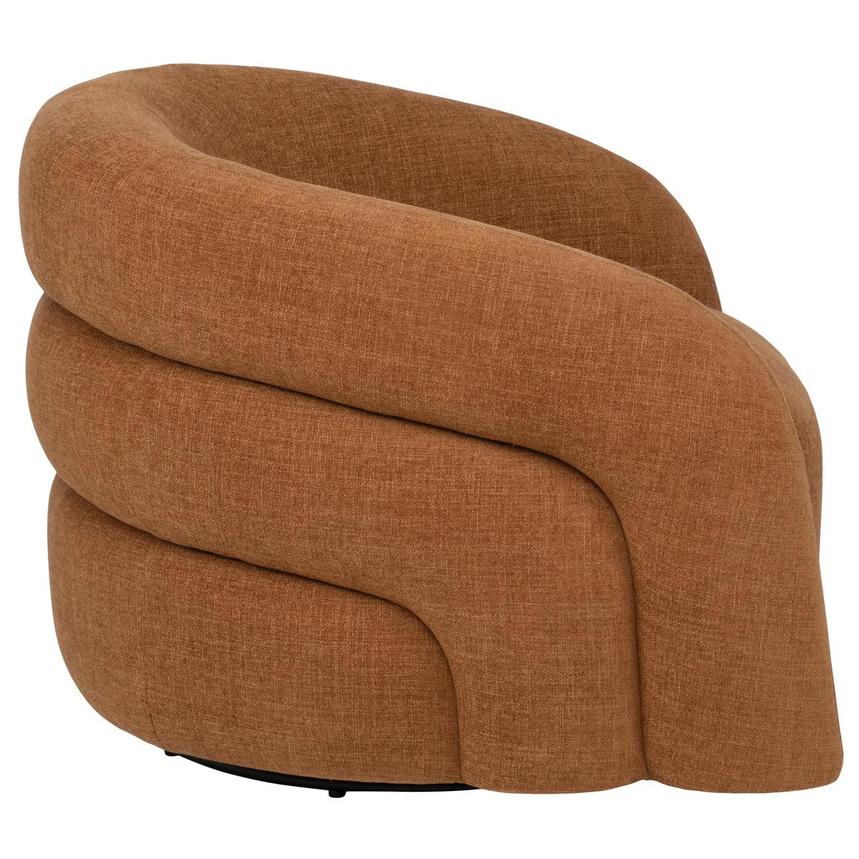 Sandie Rust Swivel Accent Chair  alternate image, 3 of 8 images.