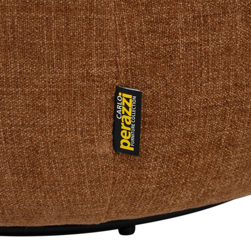 Sandie Rust Swivel Accent Chair  alternate image, 8 of 8 images.