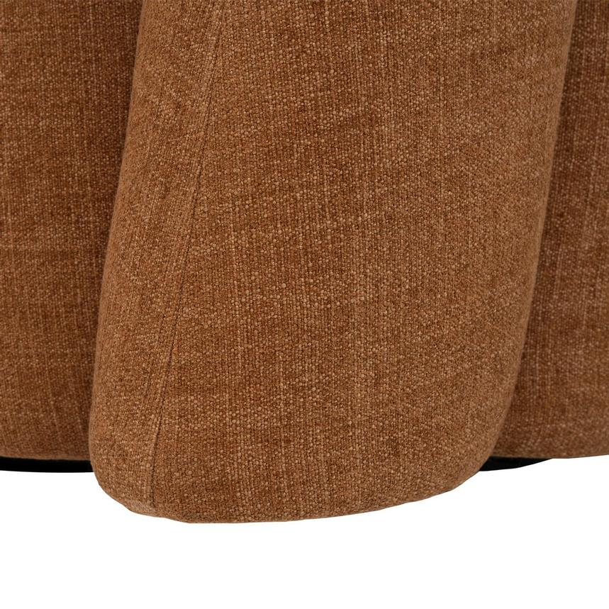 Sandie Rust Swivel Accent Chair alternate image, 8 of 9 images.